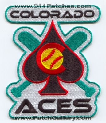 Colorado Aces Softball Patch (Colorado)
Scan By: PatchGallery.com
[b]Patch Made By: 911Patches.com[/b]
