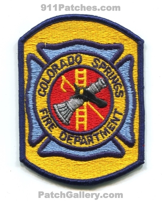 Colorado Springs Fire Department Patch (Colorado)
[b]Scan From: Our Collection[/b]
Keywords: dept.