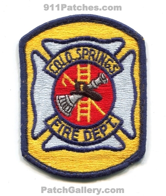 Colorado Springs Fire Department Patch (Colorado)
[b]Scan From: Our Collection[/b]
Keywords: dept.