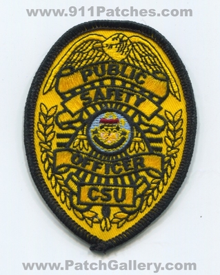 Colorado State University CSU Police Department Public Safety Officer Patch (Colorado)
Scan By: PatchGallery.com
Keywords: c.s.u. dept. college school rams