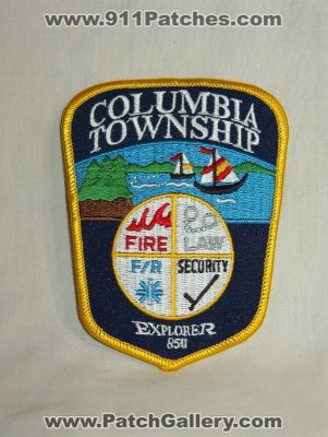 Columbia Township Explorer Post 8511 (Michigan)
Thanks to Walts Patches for this picture.
Keywords: fire law police sheriff first response ems security twp.