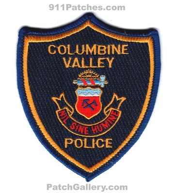 Columbine Valley Police Department Patch (Colorado)
Scan By: PatchGallery.com
Keywords: dept.