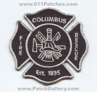 Columbus Fire Rescue Department Patch (Indiana)
Scan By: PatchGallery.com
Keywords: dept. est. 1835