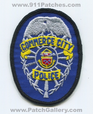 Commerce City Police Department Patch (Colorado)
Scan By: PatchGallery.com
Keywords: dept.