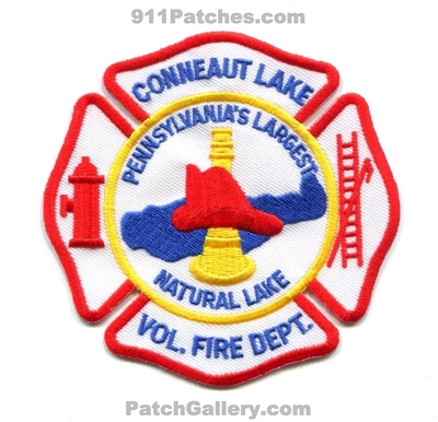 Conneaut Lake Volunteer Fire Department Patch (Pennsylvania)
Scan By: PatchGallery.com
Keywords: vol. dept. pennsylvanias largest natural lake