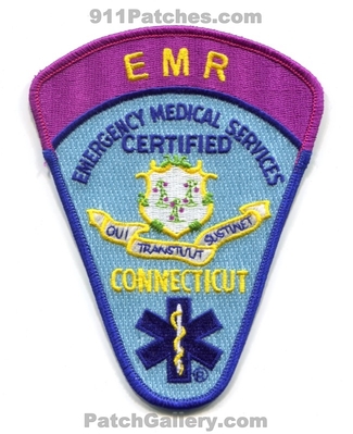 Connecticut State Emergency Medical Responder EMR EMS Patch (Connecticut)
Scan By: PatchGallery.com
Keywords: certified services ambulance