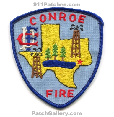 Conroe Fire Department Patch (Texas)
Scan By: PatchGallery.com
Keywords: dept.