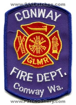 Conway Fire Department (Washington)
Scan By: PatchGallery.com
Keywords: dept. wa. glmr