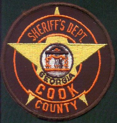 Cook County Sheriff's Dept
Thanks to EmblemAndPatchSales.com for this scan.
Keywords: georgia sheriffs department