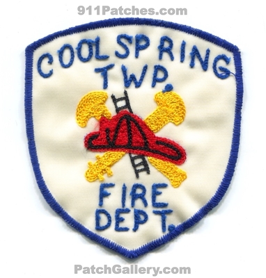 Cool Spring Township Fire Department Patch (Indiana)
Scan By: PatchGallery.com
Keywords: twp. dept.