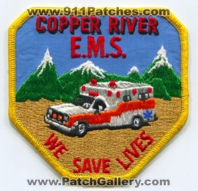 Copper River Emergency Medical Services (Alaska)
Scan By: PatchGallery.com
Keywords: ems e.m.s. we save lives
