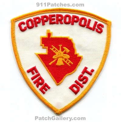 Copperopolis Fire District Patch (California)
Scan By: PatchGallery.com
Keywords: dist. department dept.