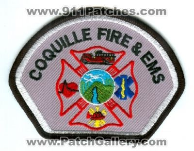 Coquille Fire and EMS Department (Oregon)
Scan By: PatchGallery.com
Keywords: dept. &
