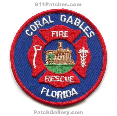Coral Gables Fire Rescue Department Patch (Florida)
Scan By: PatchGallery.com
Keywords: dept.