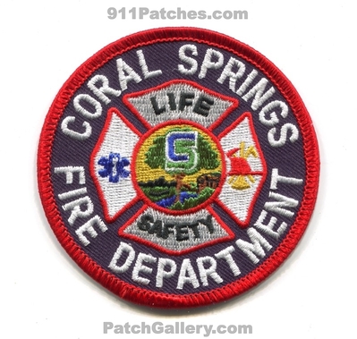 Coral Springs Fire Department Patch (Florida)
Scan By: PatchGallery.com
Keywords: dept. life safety