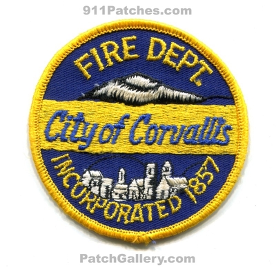 Corvallis Fire Department Patch (Oregon)
Scan By: PatchGallery.com
Keywords: city of dept. incorporated 1857