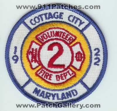 Cottage City Volunteer Fire Department 2 (Maryland)
Thanks to Mark C Barilovich for this scan.
Keywords: dept.