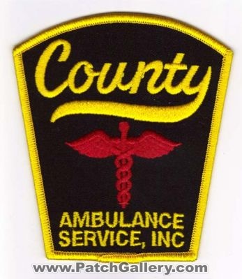 County Ambulance Service Inc
Thanks to Michael J Barnes for this scan.
Keywords: massachusetts ems
