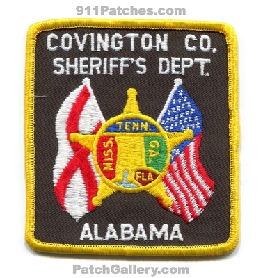 Covington County Sheriffs Department Patch (Alabama)
Scan By: PatchGallery.com
Keywords: co. dept. office
