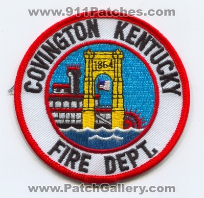 Covington Fire Department Patch (Kentucky)
Scan By: PatchGallery.com
Keywords: dept. 1864
