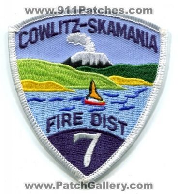 Cowlitz Skamania County Fire District 7 (Washington)
Scan By: PatchGallery.com
Keywords: co. dist. number no. #7 department dept.