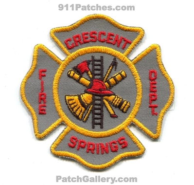 Crescent Springs Fire Department Patch (Kentucky)
Scan By: PatchGallery.com
Keywords: dept.