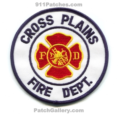 Cross Plains Fire Department Patch (Wisconsin)
Scan By: PatchGallery.com
Keywords: dept.