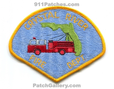 Crystal River Fire Department Patch (Florida)
Scan By: PatchGallery.com
Keywords: dept.