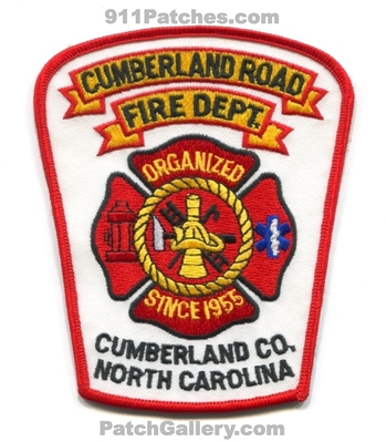 Cumberland Road Fire Department Patch (North Carolina)
Scan By: PatchGallery.com
Keywords: dept. county co. organized since 1955