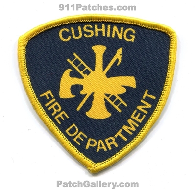 Cushing Fire Department Patch (Oklahoma)
Scan By: PatchGallery.com
Keywords: dept.