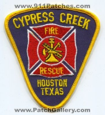 Cypress Creek Fire Rescue Department (Texas)
Scan By: PatchGallery.com
Keywords: dept. houston