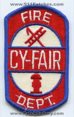 Cypress Fair Fire Department (Texas)
Scan By: PatchGallery.com
Keywords: cy-fair dept. cypress fairbanks