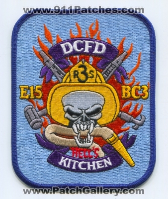District of Columbia Fire Department DCFD Engine 15 Rescue 3 Battalion Chief 3 Patch (Washington DC)
Scan By: PatchGallery.com
Keywords: dist. d.c.f.d. dept. company co. station e15 bc3 hells kitchen