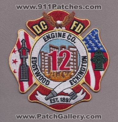 Washington DC - District of Columbia Fire Department Engine Company 12 ...