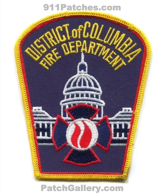 District of Columbia Fire Department DCFD Patch (Washington DC)
Scan By: PatchGallery.com
Keywords: dist. dept. d.c.f.d.