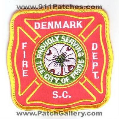Denmark Fire Department (South Carolina)
Thanks to Dave Slade for this scan.
Keywords: dept. s.c.