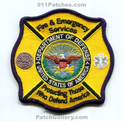 Department of Defense DOD Fire and Emergency Services US Army Military Patch (No State Affiliation)
Scan By: PatchGallery.com
Keywords: dept. d.o.d. & es united states u.s. of america protecting those who defend america