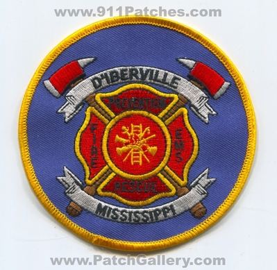 D'Iberville Fire Rescue Department Patch (Mississippi)
Scan By: PatchGallery.com
Keywords: diberville dept. ems prevention