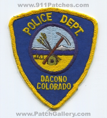 Dacono Police Department Patch (Colorado)
Scan By: PatchGallery.com
Keywords: dept.