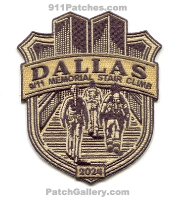 Dallas 9/11 Memorial Stair Climb 2024 Fire EMS Police Patch (Texas)
Scan By: PatchGallery.com
[b]Patch Made By: 911Patches.com[/b]
Keywords: 9-11 september 11th world trade center wtc department dept. sheriffs office