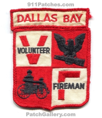 Dallas Bay Fire Department Volunteer Fireman Patch (Tennessee)
Scan By: PatchGallery.com
Keywords: dept. vol.