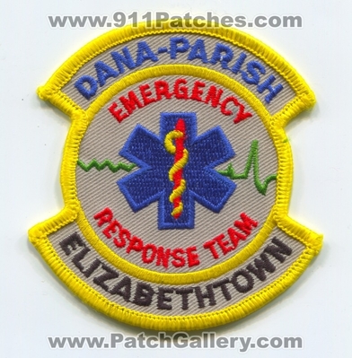 Dana Corporation Parish Division Elizabethtown Emergency Response Team ERT Patch (Pennsylvania)
Scan By: PatchGallery.com
Keywords: ems