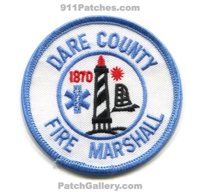 Dare County Fire Marshal Patch (North Carolina)
Scan By: PatchGallery.com
Keywords: co. 1870