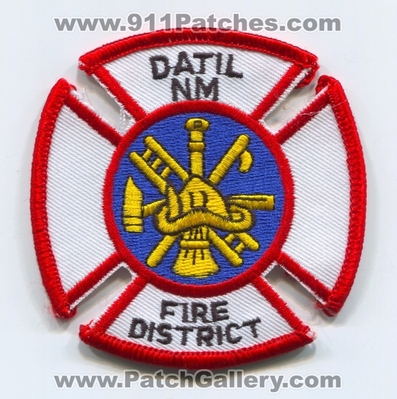 Datil Fire District Patch (New Mexico)
Scan By: PatchGallery.com
Keywords: dist. department dept. nm