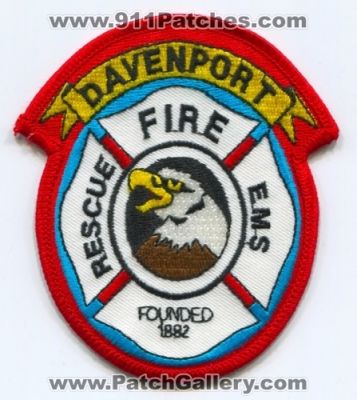 Iowa - Davenport Fire Rescue Department (Iowa) - PatchGallery.com ...