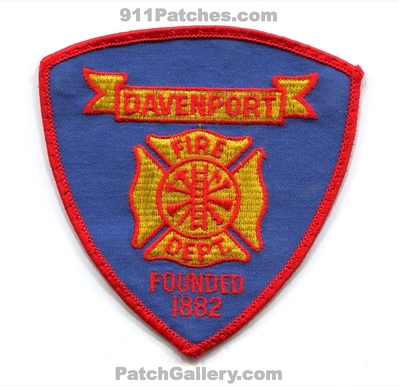 Davenport Fire Department Patch (Iowa)
Scan By: PatchGallery.com
Keywords: dept. founded 1882