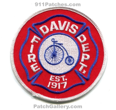 Davis Fire Department Patch (California)
Scan By: PatchGallery.com
Keywords: dept. est. 1917