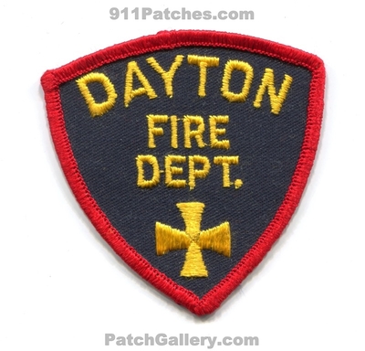Dayton Fire Department Patch (Ohio) (Hat Size)
Scan By: PatchGallery.com
Keywords: dept.