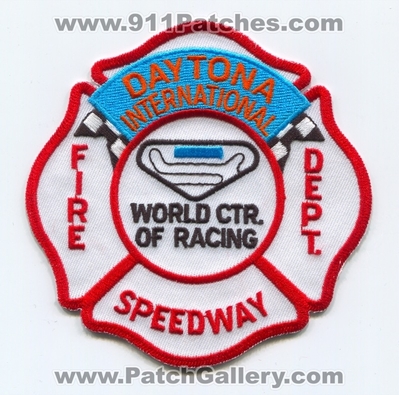 Daytona International Speedway Fire Department Patch (Florida)
Scan By: PatchGallery.com
Keywords: intl. dept. nascar world ctr. center of racing