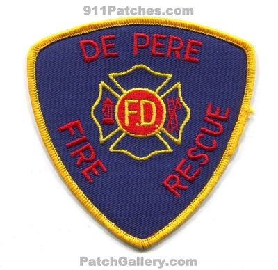 De Pere Fire Rescue Department Patch (Wisconsin)
Scan By: PatchGallery.com
Keywords: dept.